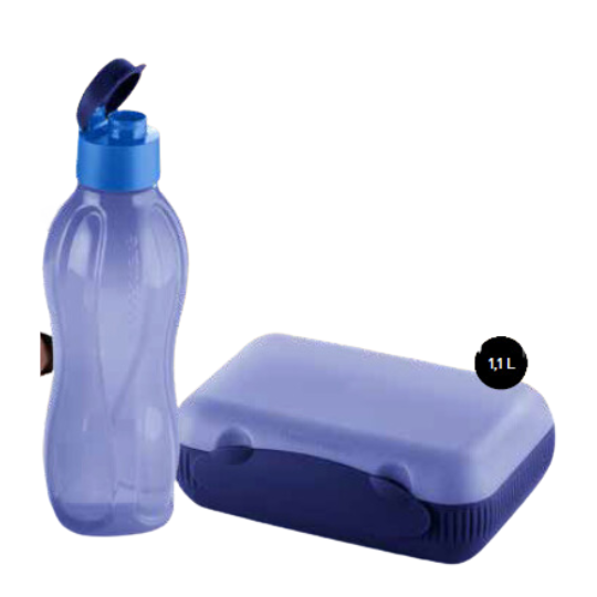 tupperware bottle and on the go luncher